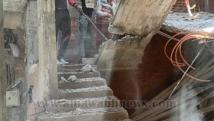 بالصور: حملة موسعة لإزالة 13 بناء مخالفا بحي دار السلام