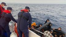 خفر السواحل التركي: إنقاذ 62 مهاجرا غير نظامي قبالة سواحل إزمير