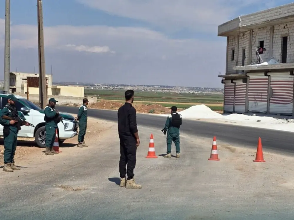 انتشار أمني جنوبي حلب لتأمين تفجير ذخائر غير منفجرة