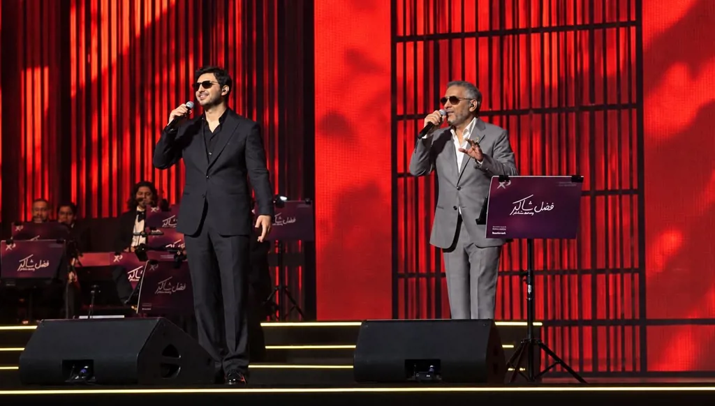 «يا غايب» تتصدر تفاعل الجمهور في حفل فضل شاكر