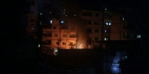 انفجار محولة كهرباء بحي مزة 86