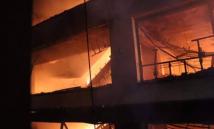 حريق في مبنى رسمي وسط ريف دمشق