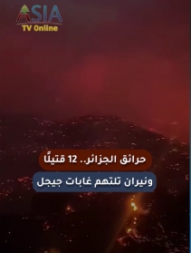 فيديو: حرائق الجزائر.. 12 قتيلًا ونيران تلتهم غابات جيجل