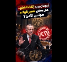 فيديو: أردوغان يريد إلغاء الفيتو.. هل يمكن تغيير قواعد مجلس الأمن؟
