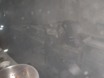 حريق داخل مطعم في انطلياس