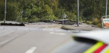 السويد.. إصابات بانهيار ضخم على طريق سريع رئيسي