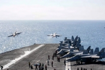 إيران تعلن إخراج حاملة الطائرات الأمريكية من الخدمة