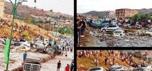مشاهد مأساوية من فيضانات الجزائر