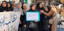 احتجاج نسائي واسع في مخيم عين الحلوة ضد الأونروا