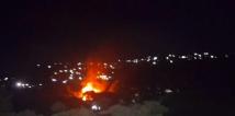 اندلاع حريق عند الحدود اللبنانية السورية