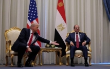 ترامب من على متن الطائرة: صنعنا السلام في الشرق الأوسط 