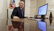 بوتين يدلي بصوته عبر الإنترنت في الانتخابات الرئاسيّة الروسيّة