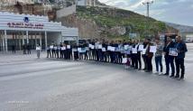 احتجاجات ضد انتهاكات "الجندرما" التركية في الشمال السوري