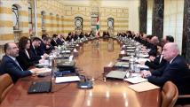 جلسة لمجلس الوزراء في قصر بعبدا 