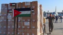 أول طائرات المساعدات الإغاثية انطلقت من عمان إلى قطاع غزة