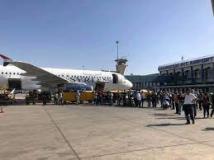 وصول 3 طائرات مساعدات إغاثية من الامارات وفنززيلا الى مطار دمشق