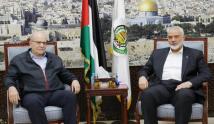 هنية يستقبل الأمين العام للجبهة الديموقراطية لتحرير فلسطين